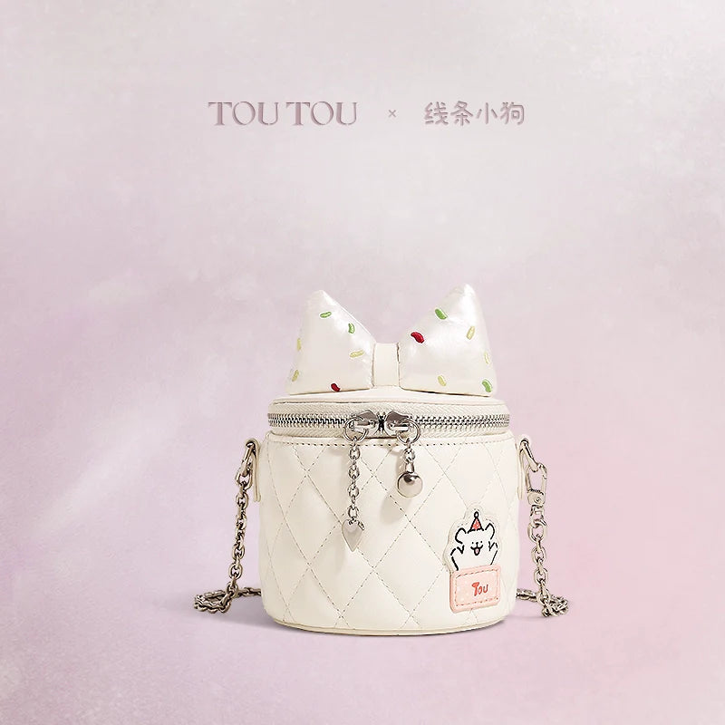 TOUTOU Line Puppy Cute Chain Messenger Bag