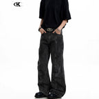 11KN Vintage Micro Straight Loose Jeans