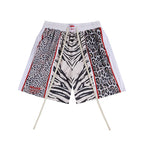 WildX Double Mesh Leopard Quad Shorts