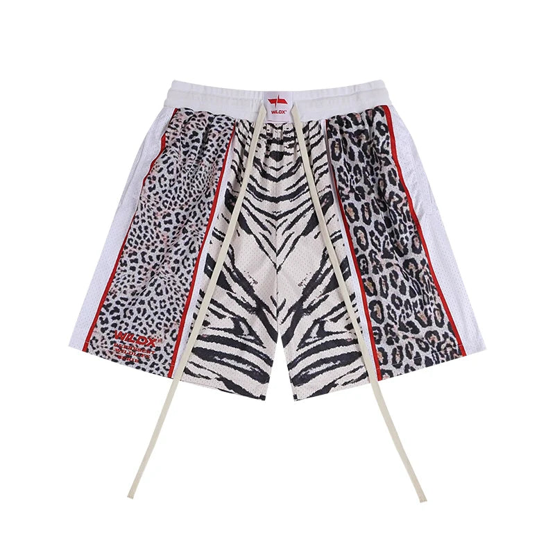 WildX Double Mesh Leopard Quad Shorts