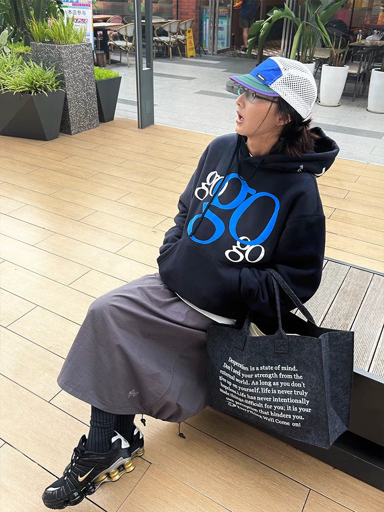 WebSurfGroup Vintage Fleece Loose Sweater