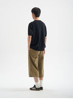 BUTTBILL 25SS Urban Safari Vintage Commuter Japanese Leaven Wash Logging Tooling Capris Shorts