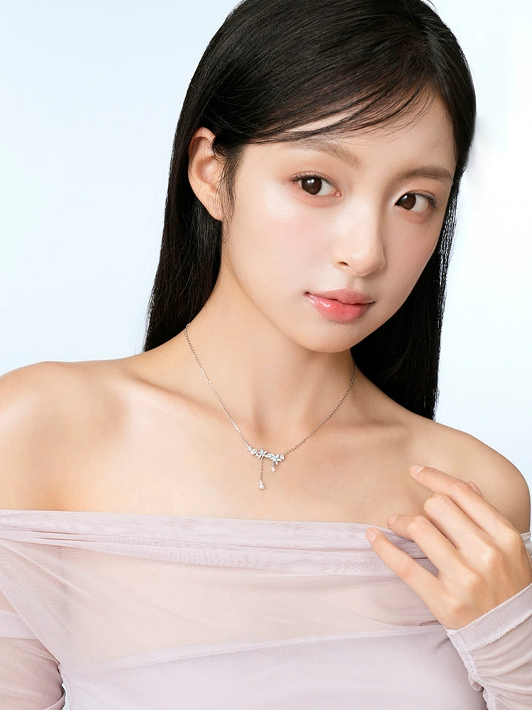 Katy Roland Night Dream 925 Silver Luminous Clavicle Necklace