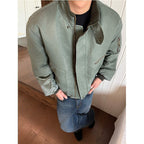 EME Old Dirty Dyed Stand-up Collar Thermal Jacket