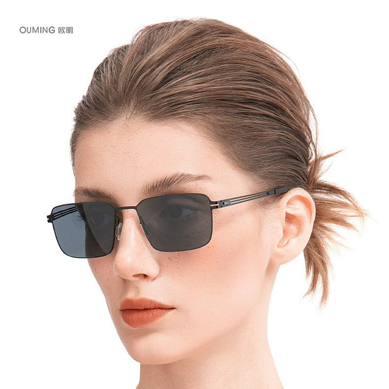 Sorykoo® Square Metal Polarized Driving Sunglasses