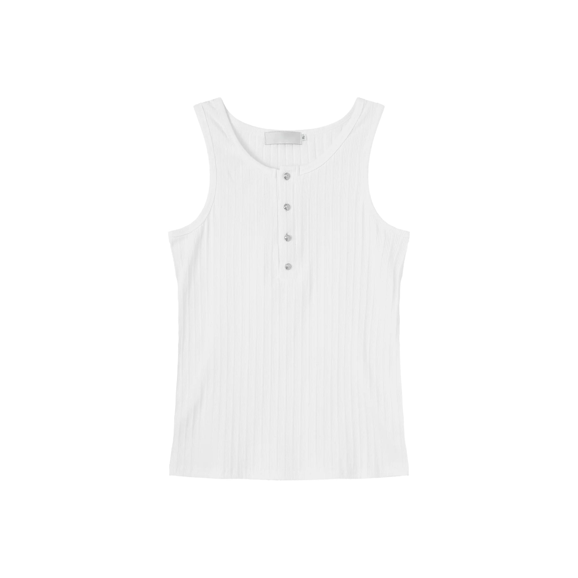 TURNTIDE Simple Crew Neck Vest Sleeveless