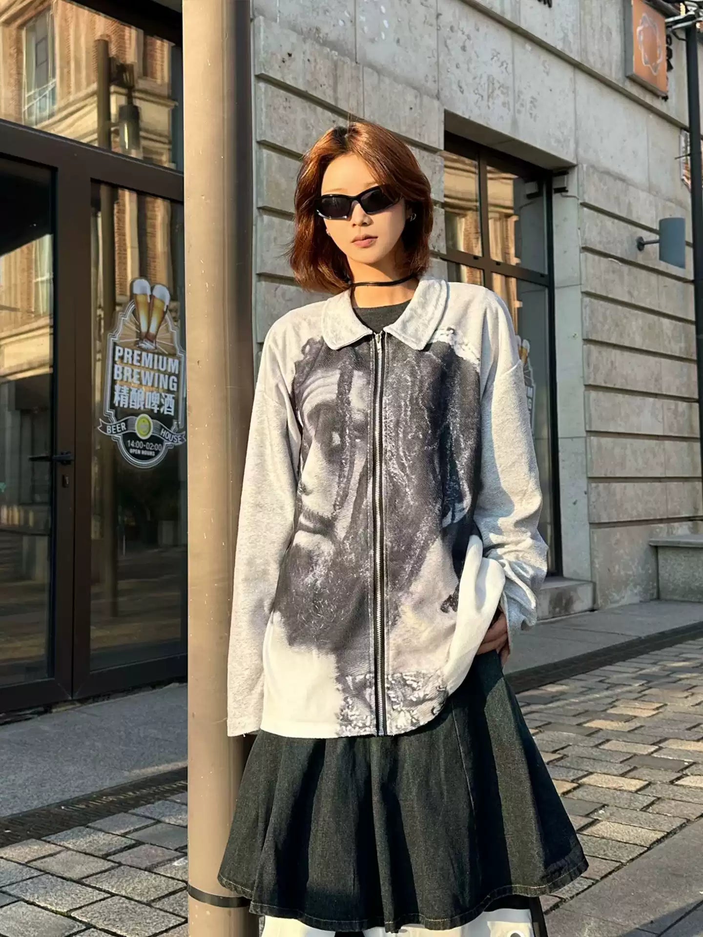 Rulee Black Fear J. Cole Direct Injection Zipper Jacket