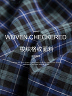 Rocawear Handmade Flower Plaid Short Sleeve Shirt