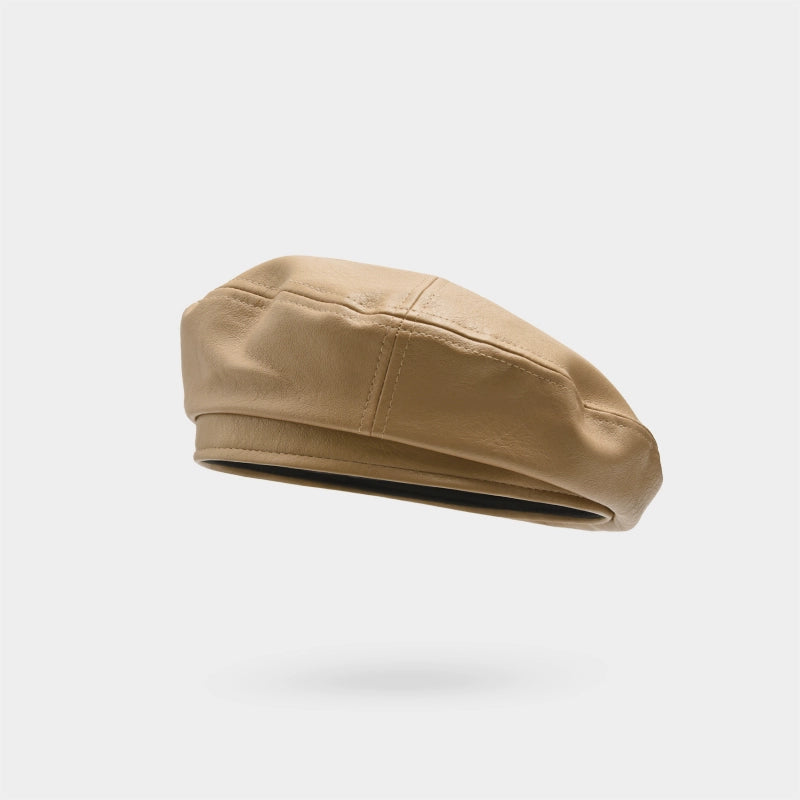 Winnie Lee Leather Beret