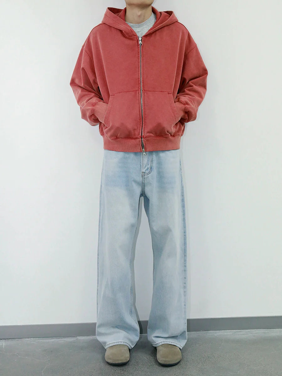 PLUS NO LOGO Vintage Hoodie Short Wide Jacket