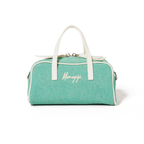 Momogigi is a summer getaway, retro washed denim mini shoulder messenger Boston bag