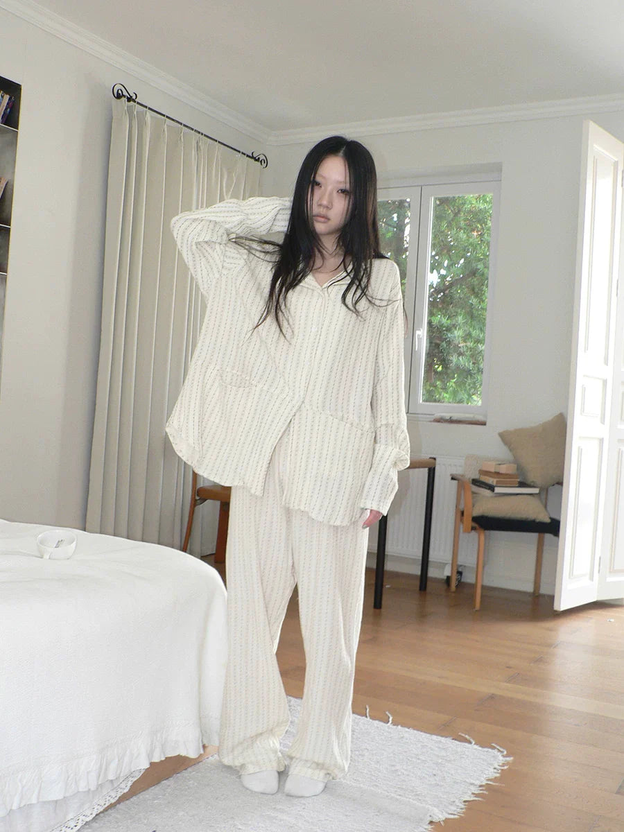 Ang: Project Star Double Yarn Comfortable Loungewear Set