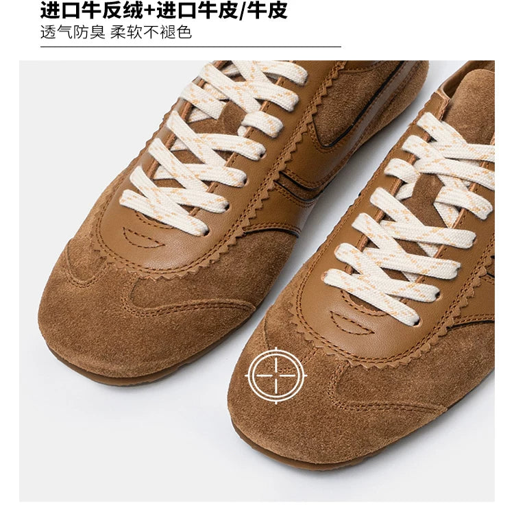 Soft Soled Moral Training Flat Sneakers