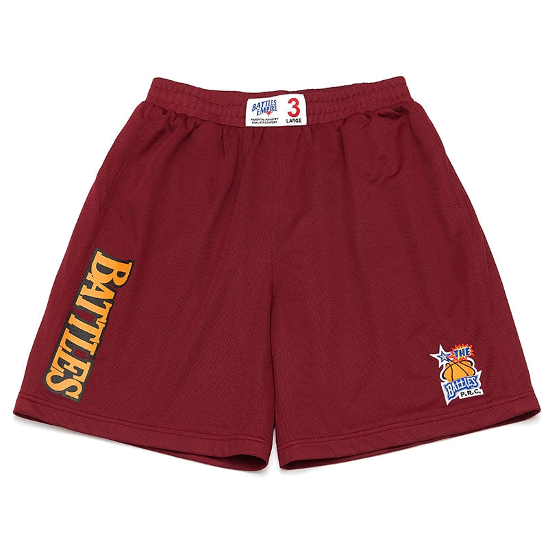 Battles Street Embroidery Printed Basketball Shorts