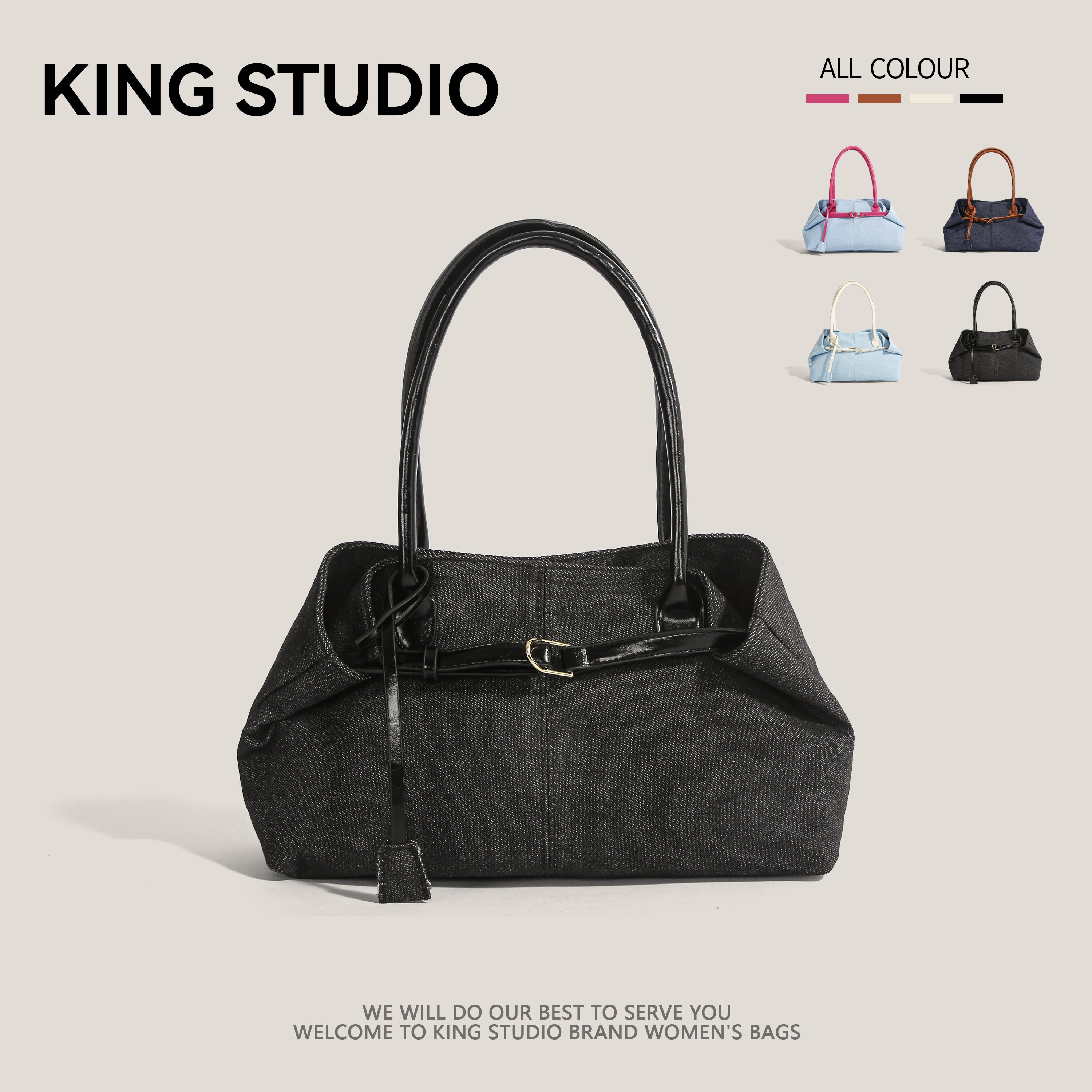 DrinKing Casual Large Single-Shoulder Bag