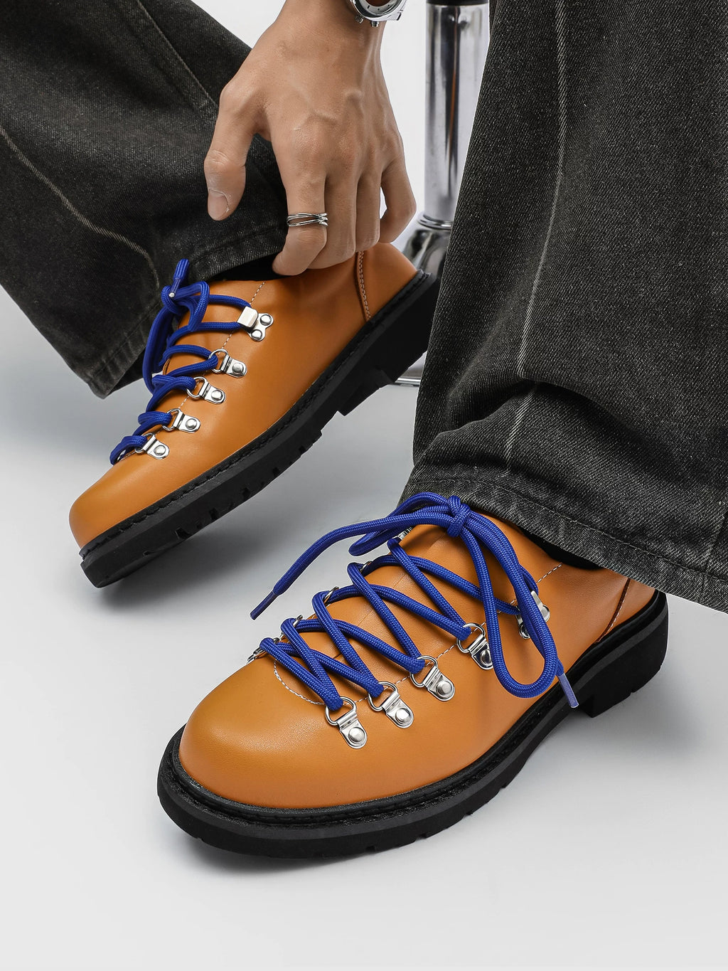 Pu Chen PUCH Rainbow Contrast Hiking Shoes