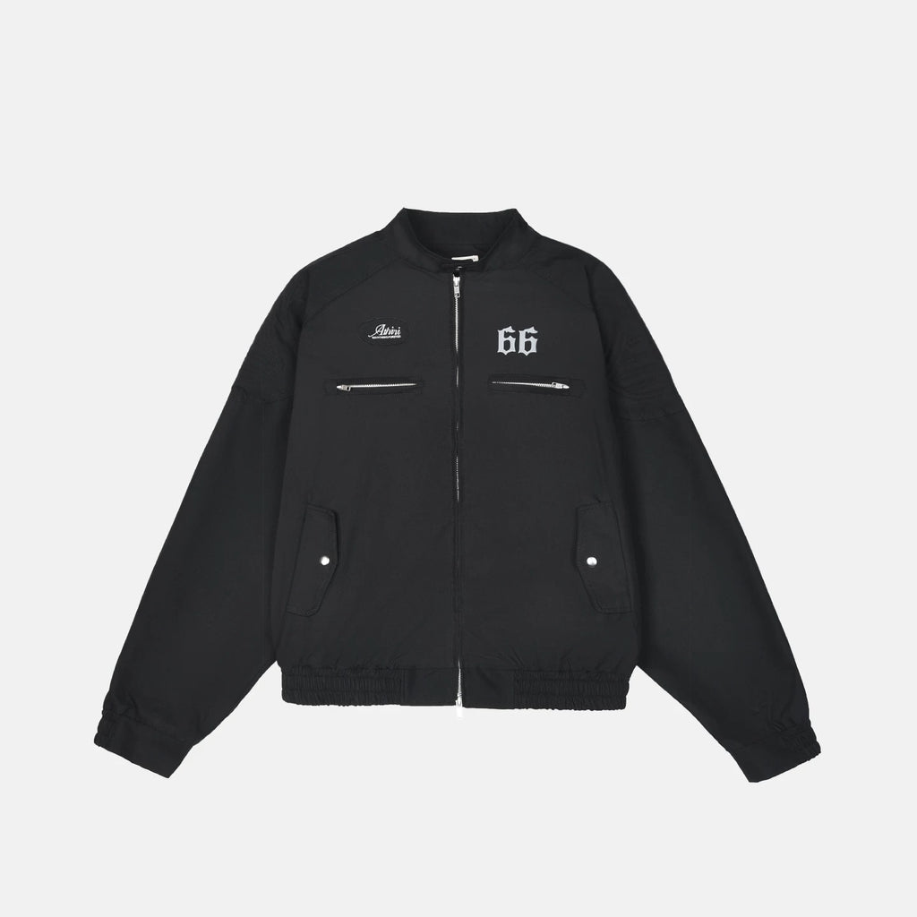 ATHIRI Motorcycle Harrington G9 Shoulder Pad Functional Embroidered Jacket