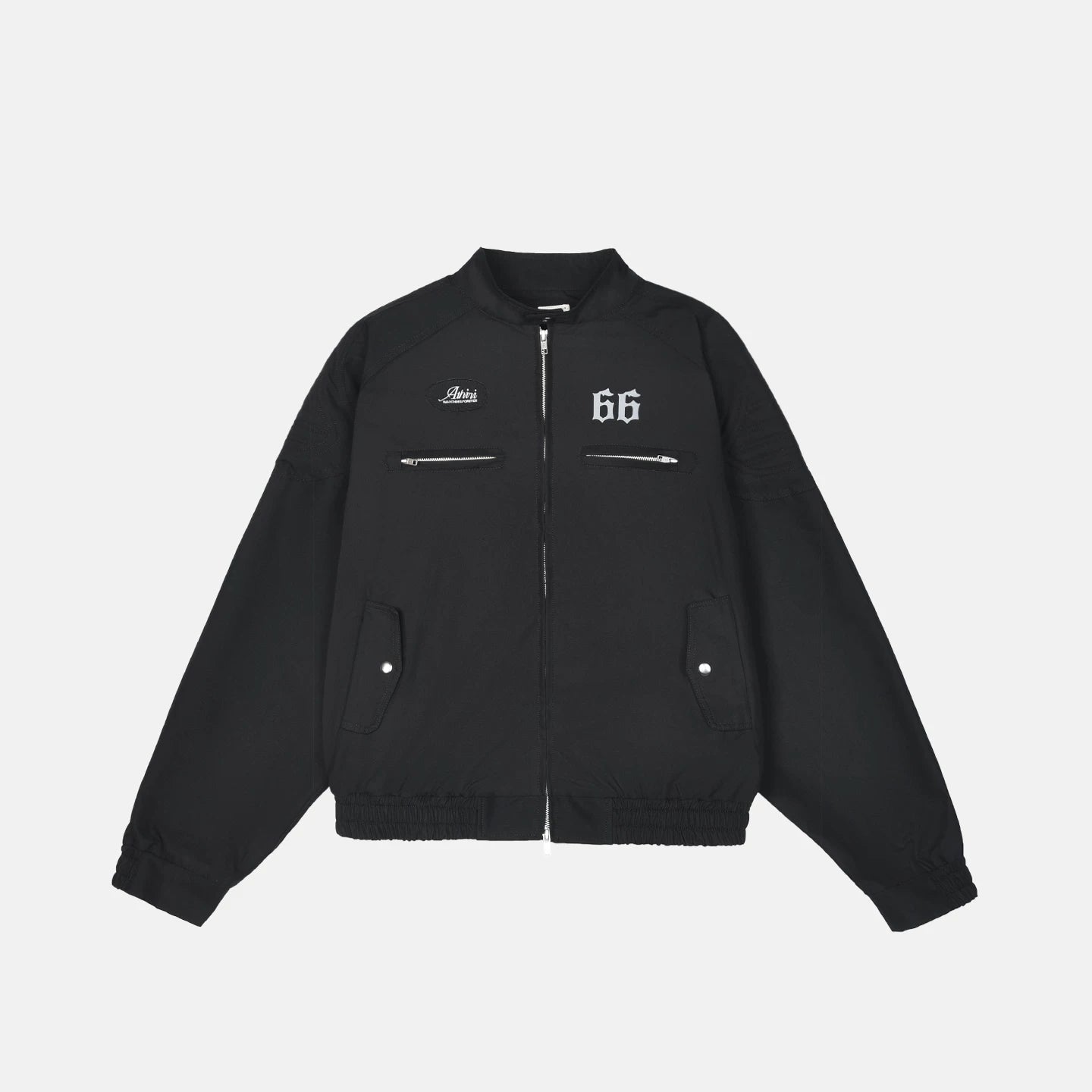 ATHIRI Motorcycle Harrington G9 Shoulder Pad Functional Embroidered Jacket