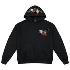 MEDM Floral Embroidered Casual Hooded Sweater