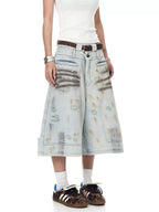 MADWITCH denim shorts