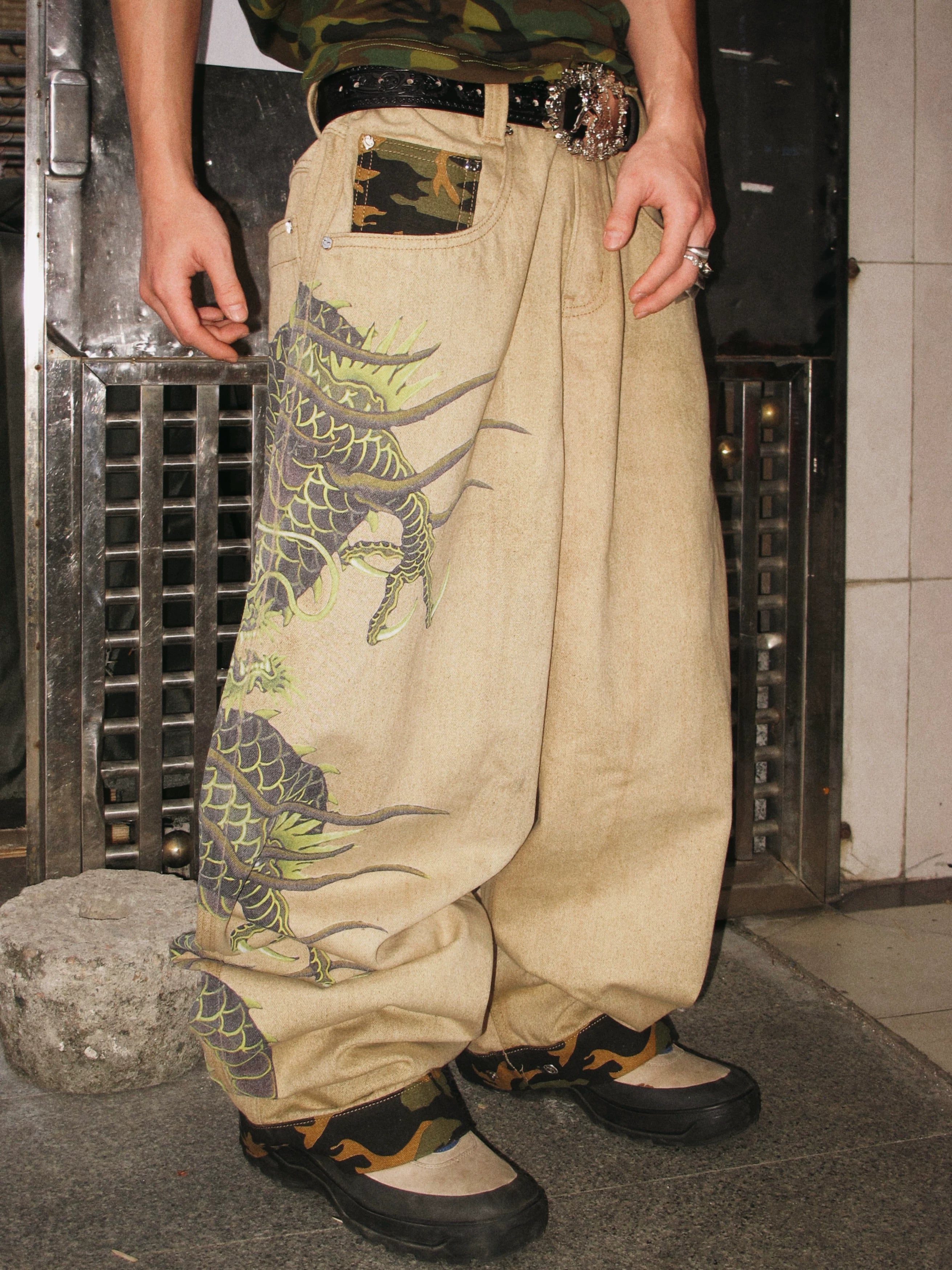 GameOne Blue Dragon Khaki Camouflage Jeans