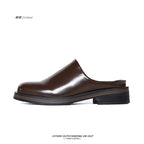SHENLV STUDIO Leather Clogs