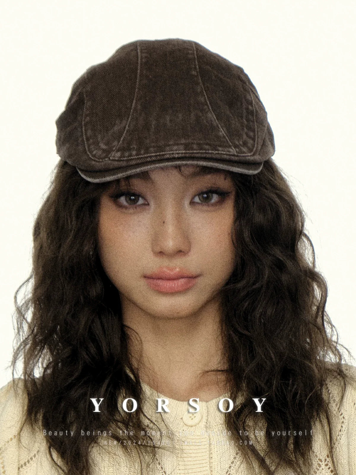YORSOY Retro Denim Cap