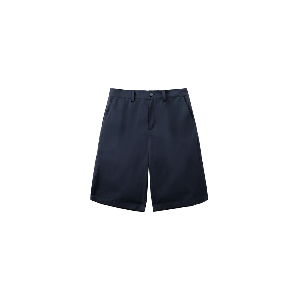 PLUS NO LOGO Tencel Diagonal Bag Cropped Pants Straight-leg Pants