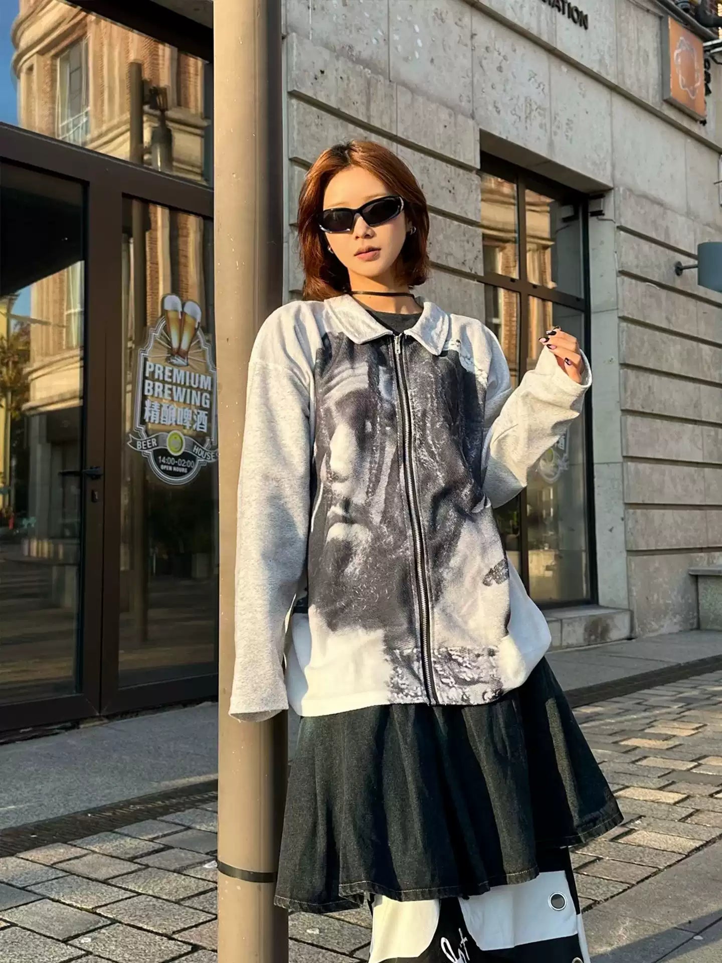 Rulee Black Fear J. Cole Direct Injection Zipper Jacket