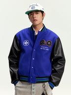 CoosRetro Autumn Winter Embroidered Baseball Jacket