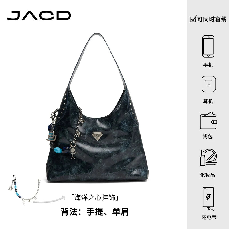 JACD Vintage Large Capacity Commuter Underarm Bag