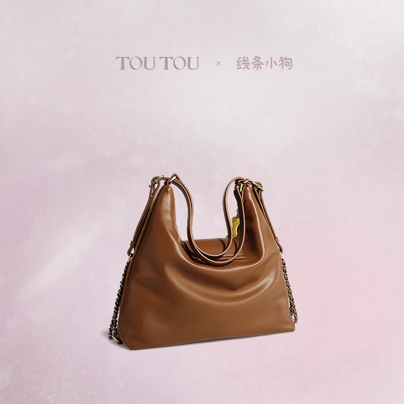 TOUTOU Line Puppy Tote Bag