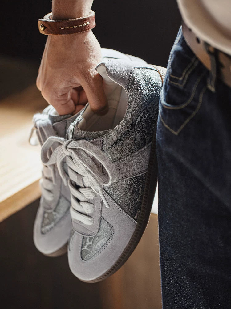 Madden Moral Cashew Flower Design Sneakers