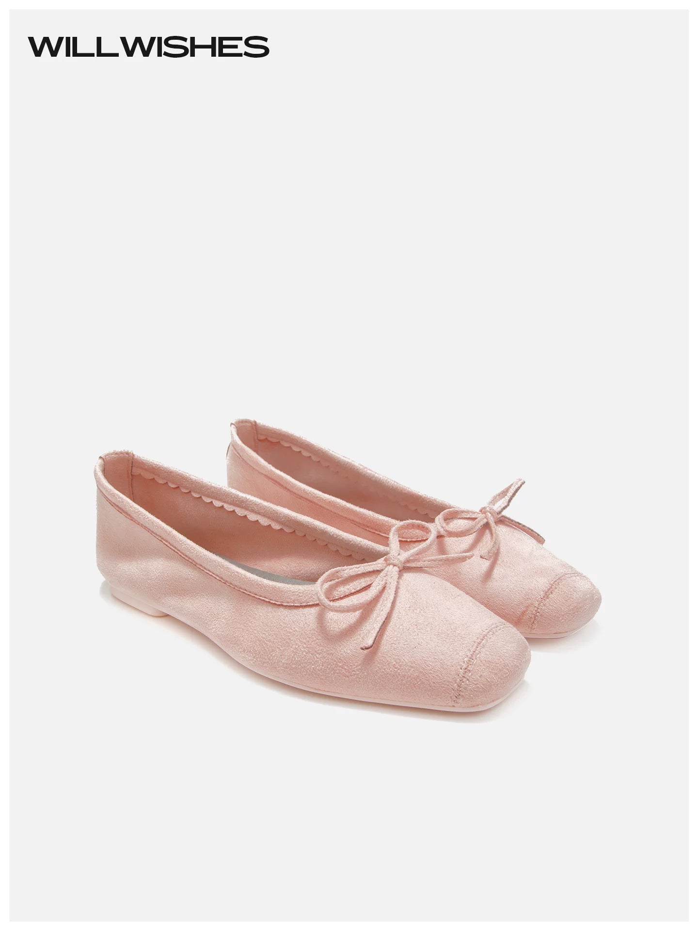 WILLWISHES Wang Ding Small Fragrance Soft Sole Flat Shoes