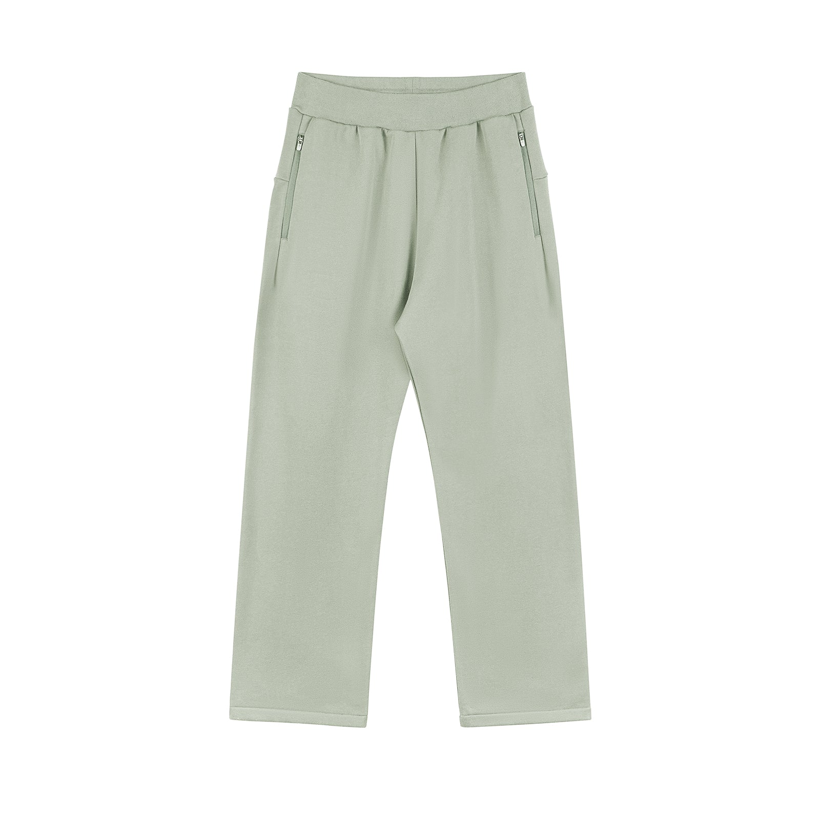 IDLT 400g Wide-Leg Loose Zip Sweatpants Basic Street Style