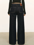 Anna Aneae Mid-rise Straight Jeans