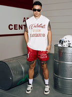 OOTC Rainy Night High Waist Casual Sports Shorts