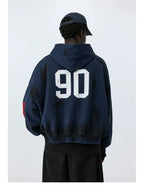 ATRY Dirty Dyed Damage Blockbuster Short Embroidered Sweater