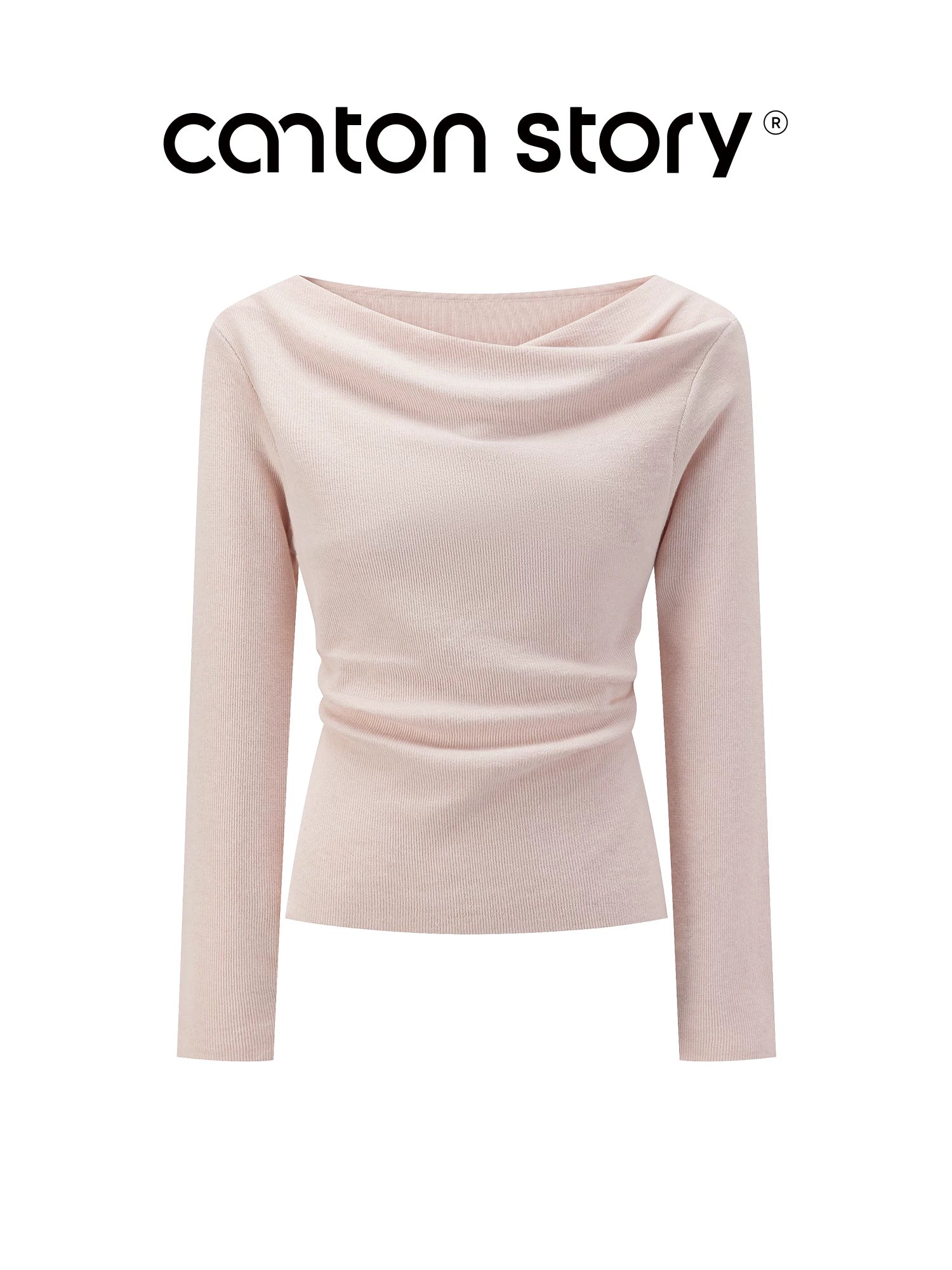 cantonstory French Pink Sweet Wool Sweater