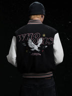 WHOOSIS Gem Embroidery Baseball Jacket