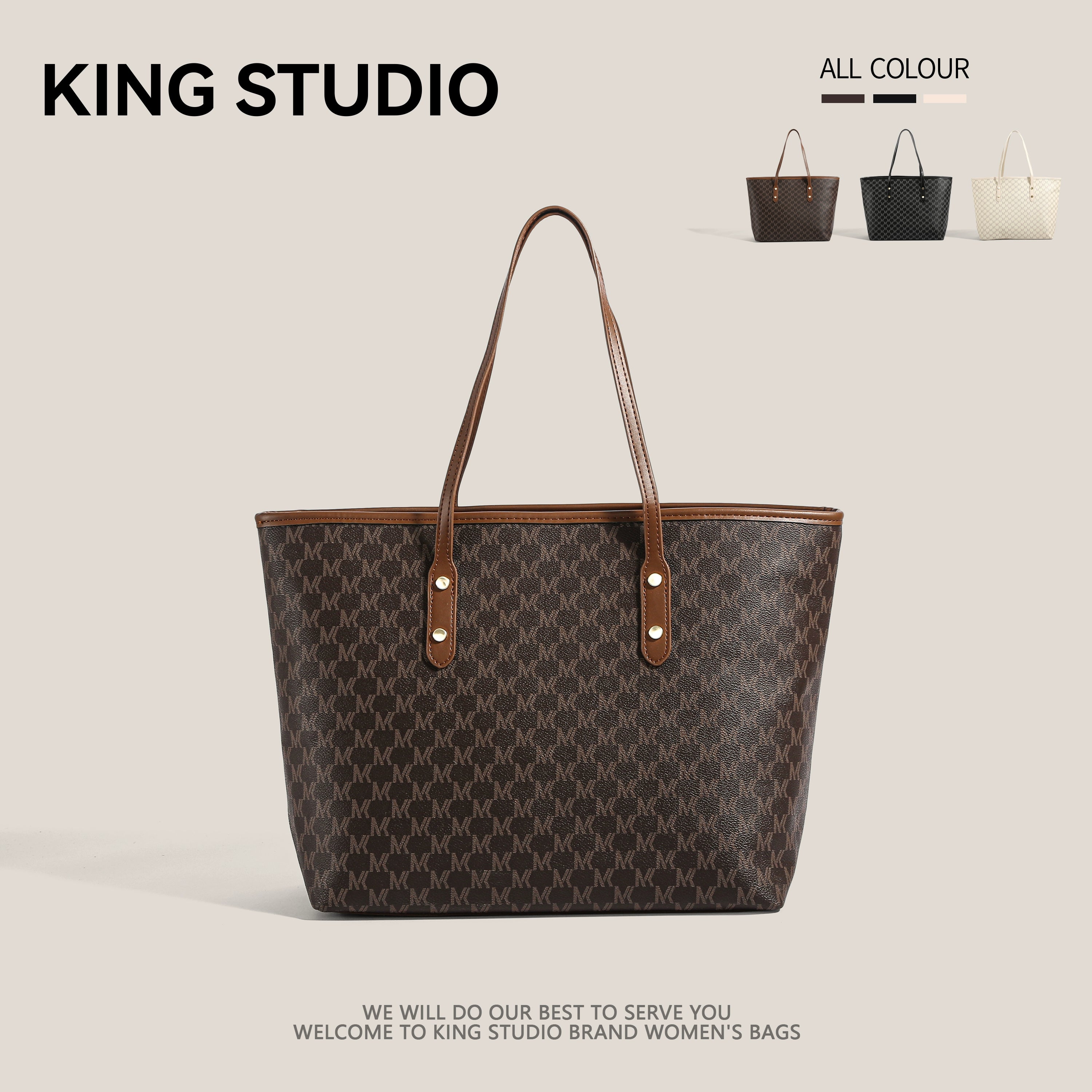 DrinKing High End Large Capacity Women’s Fashion Commuter Tote Bag