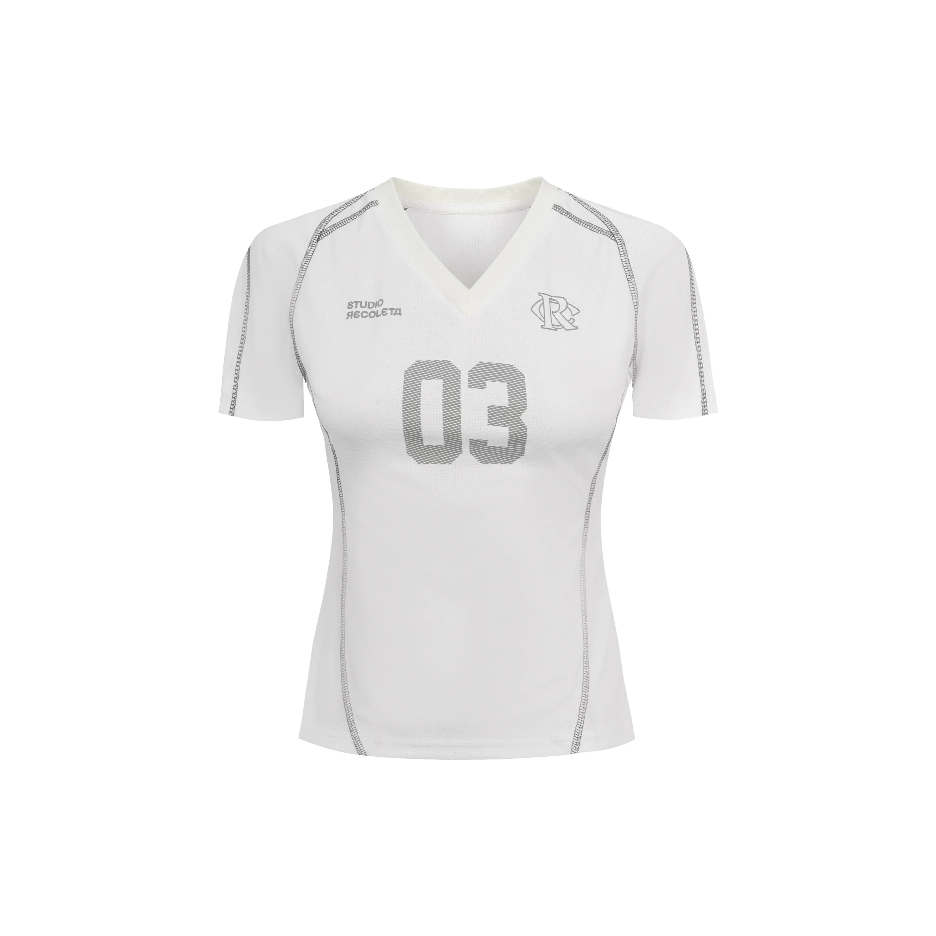 RECOLETA Contrast Digital Print Football Tee