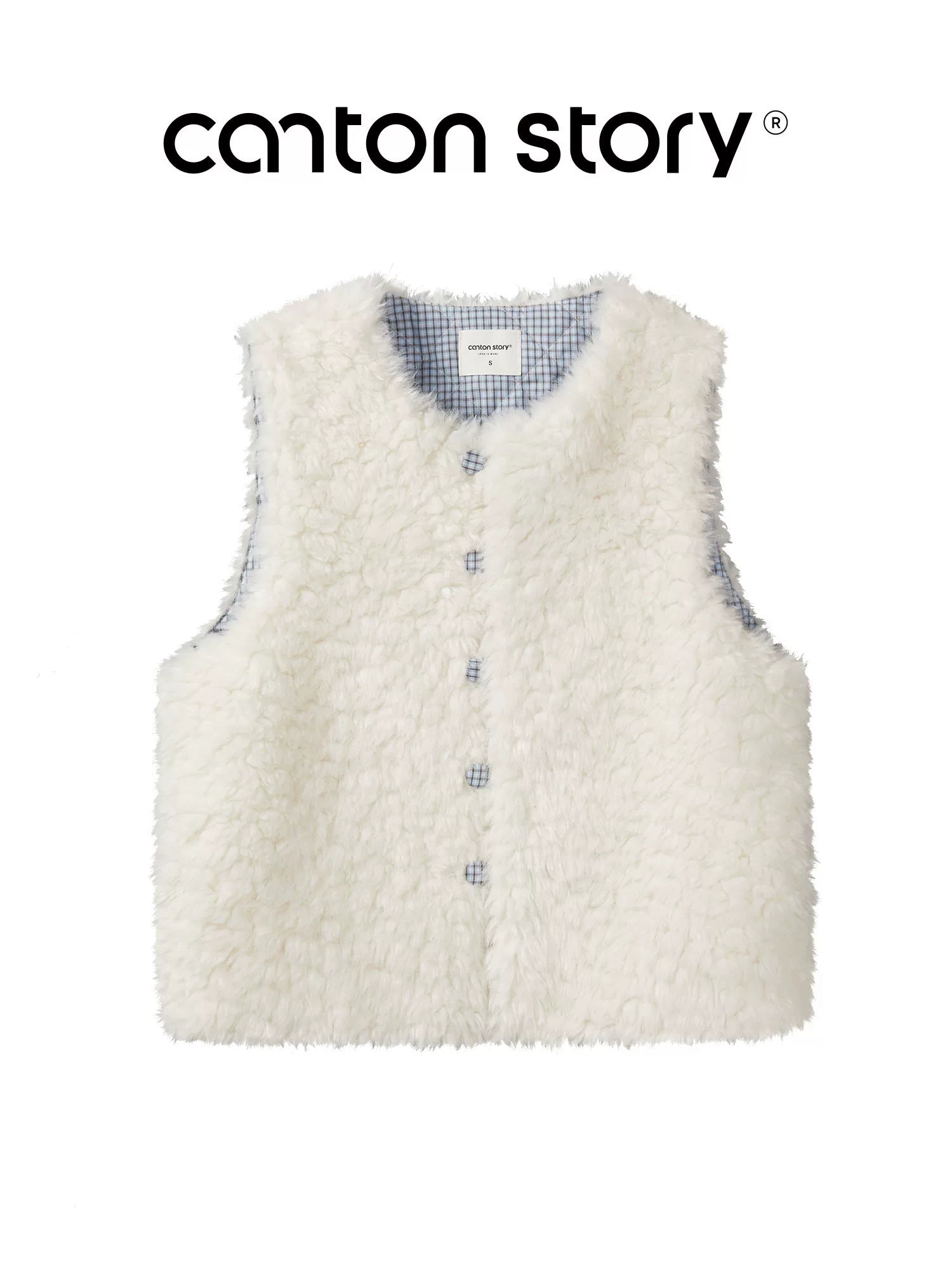 cantonstory Blue Embroidered Twist Knit Cardigan Sweater