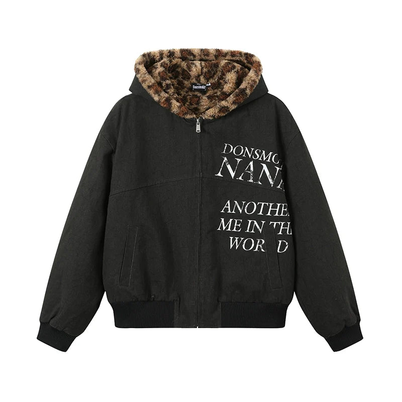 DONSMOKE Plush Thickened Loose Jacket