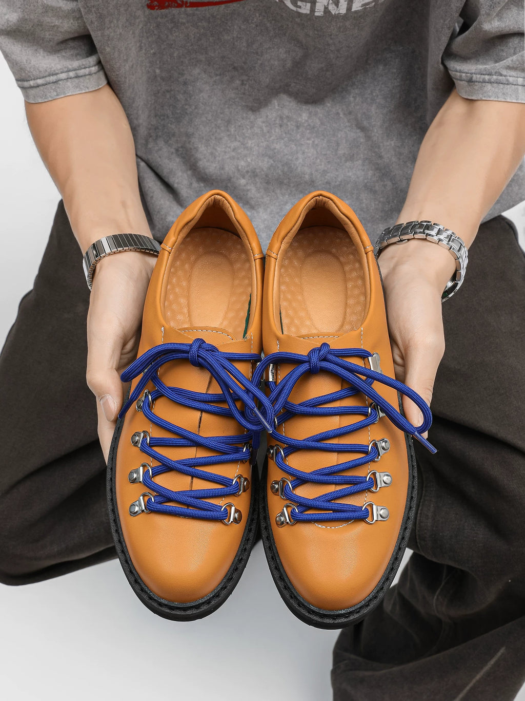 Pu Chen PUCH Rainbow Contrast Hiking Shoes