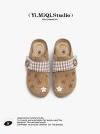 Cat & Sofa Star women's slip-on Birkenstock shoes