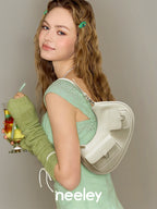 Neeley Leather Crescent Saddle Bag