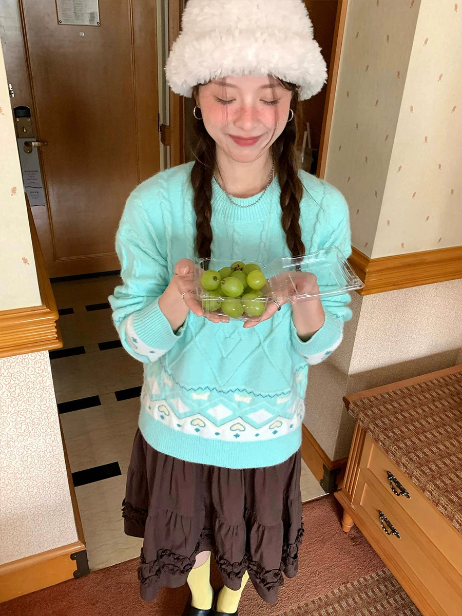 CCKOK Thick Love Maple Island Sweater