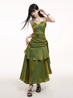 LADYGHOST Casual Suspender Dress