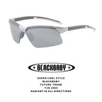 BLACKBABY Future Retro Silver Sunglasses